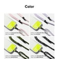 thumbnail image 3 of Ringke Holder Link Tarpaulin Neon Green Strap [Strap + Phone Tether Tab] for Cell Phone Case, Adjustable Lanyard Strap with Anti-Tearing Technology Pads for Universal Smartphone - Purple, 3 of 11