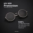 thumbnail image 3 of Gafas de Sol Redondas Polarizadas KALIYADI Metal UV400 45 mm (Paquete de 2), 3 of 7