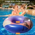 thumbnail image 4 of Tubos inflables HeySplash de 107 cm para piscina, paquete de 2 con asas, 4 of 9
