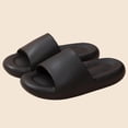 thumbnail image 7 of WAVSUF Men's Platform Slippers, Pillow Soft Anti Slip Waterproof Indoor Outdoor Shoes Black 4.5-6, 7 of 7