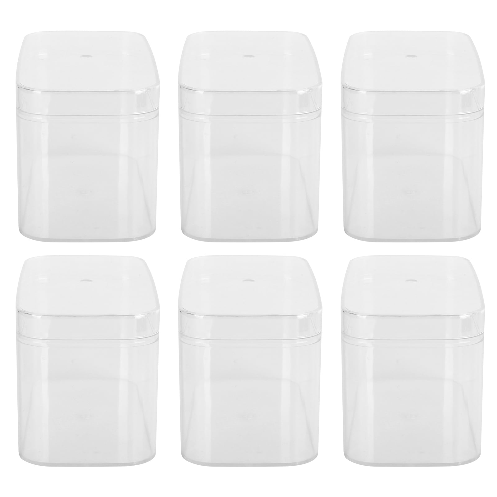esptrs Storage Box,6Set Plastic Wedding Candy Box Transparent Odorless