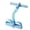 Blue, variant on 6-Tube Resistance Band Pedal Exerciser, Elastic Tension Rope Trainer for Leg and Core Workouts, Portable Home Gym Fitness Equipment