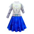 thumbnail image 4 of Zombies Alien Costume Sets Halloween Cosplay Outfits Dress Up 3-10Y, 4 of 5
