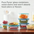thumbnail image 7 of (3 pack) Snapware Total Solution Glass 4-Cup Square with Lid, A Practical Choice for Dry Goods and Bulk Ingredients, 7 of 7