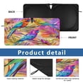 thumbnail image 4 of Car Windshield Sunshade with Ring - Foldable UV Protection Sun Shade for Front/Back Window, Heat Insulation,Colorful Parrots and Butterflies, 4 of 6