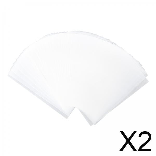 2x50 Uds. Papel De Paleta Húmeda De 17x6,5 Cm Para Pintura Acrílica De Paleta Húmeda Eterna