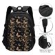 thumbnail image 3 of Fotbe Modern Golden Butterfly Mochila con Estampado y Puerto USB para Hombre y Mujer, Mochila Antirrobo, Mochila de Viaje, Mochila Escolar, Mochila Universitaria, 3 of 7