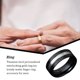 thumbnail image 5 of Sonducket Anillo Punk de moda, alianzas de boda, anillos exquisitos Ins, accesorios de ropa, joyería, abalorio, regalos de aniversario de compromiso Accesorios de disfraces Negro 6# Sonducket AP014847-15, 5 of 6