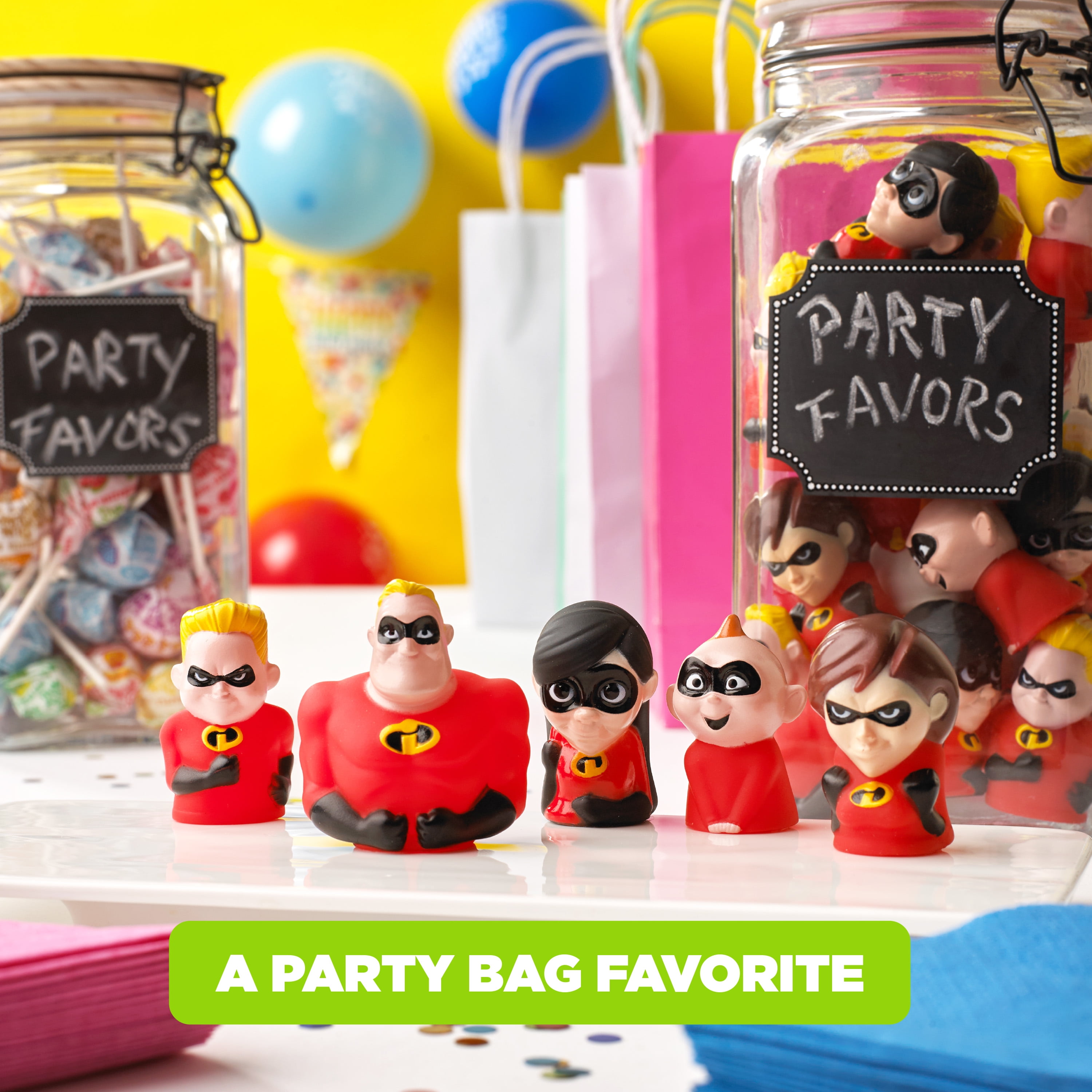 Disney Pixar 'Incredibles 2' Bath Finger Puppets, 5 Pack