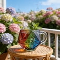 thumbnail image 2 of WKSCLPAI Rainbow D20 Dice Mug, Polyhedral Dice Glass Coffee Cup, Translucent Game Mug with Handle for RPG Lovers, Creative Novelty Cups, Gift for Fantasy Lover, 2 of 7