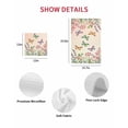 thumbnail image 7 of Pink Flowers Kitchen Dish Towels for Drying Dishes Set of 3, Spring Floral Butterfly Elegant Pastoral Botanical Waffle Weave Microfiber Hand Tea Bathroom Towels Quick Dry & Absorbent Towel 12x12, 7 of 7