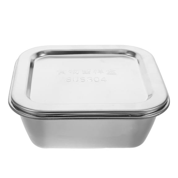 IBASETOY Stainless Steel Food Storage Container with Lid for Home Kitchen Organization and Leakproof Seal