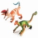 thumbnail image 1 of Set de figuras de dinosaurios de Arizona con doble cresta, lagarto y dromaeosaurio, 1 of 2