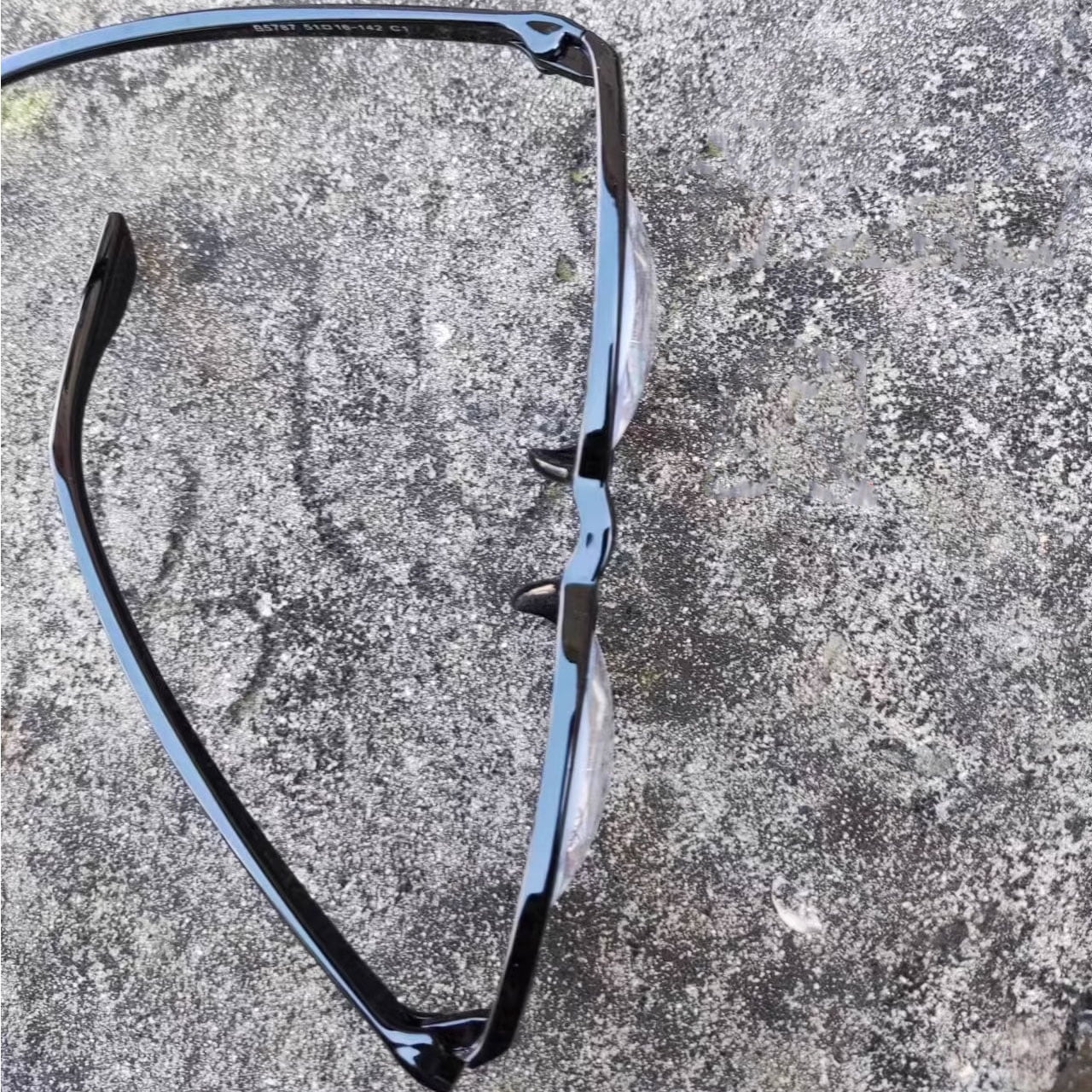Black High Power Reading Glasses PC Rectangular Elderly Lightweight High Presbyopic Readers +10.00 Strength