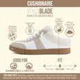 thumbnail image 2 of Cushionaire Blade Women’s Slip On Sneaker Mule – Faux Leather & Suede Backless Sneaker with Memory Foam & Cozy Lining, 2 of 29