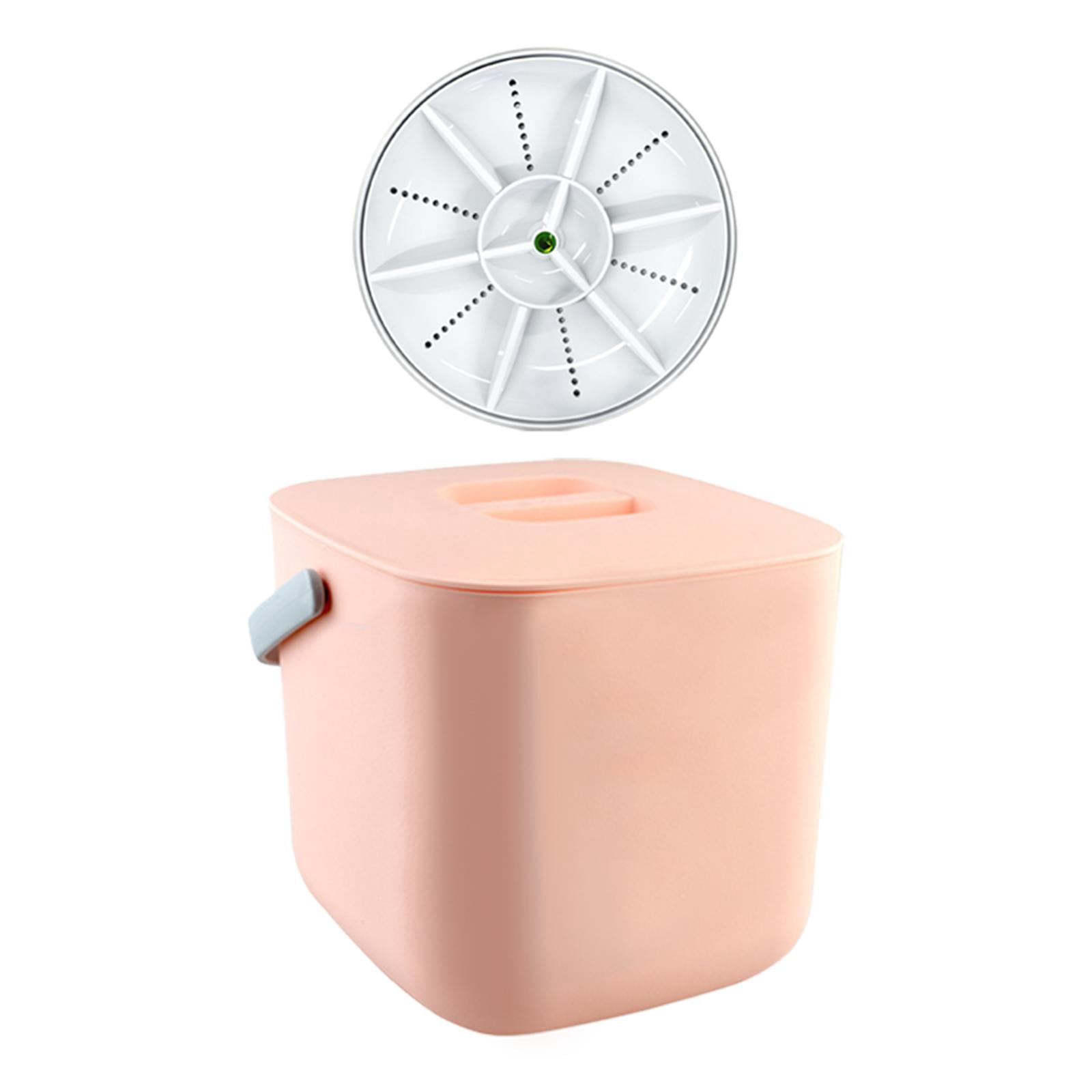 TISHITA Sink USB Dishwasher with bucket Mini Dishwasher Kitchen Auto Shutdown USB Powered Lightweight Sink Dish Washer Portable for Dorm Camping Travel White
