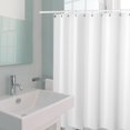 thumbnail image 2 of Ame Pure Color Shower Curtain Liner Machine Washable Mildew Resistant Waterproof Shower Curtain Liner With Hooks For Home Hotel, 2 of 8