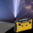 thumbnail image 4 of Radio meteorológica de linterna Camping, de supervivencia, interfaz USB de teléfono móvil ligero, 4 of 8