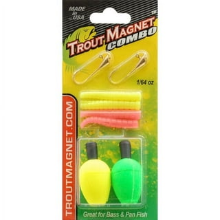 Leland Lures Trout Magnet Softbait 1/64 oz, Black & Green, 9 Count