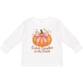 thumbnail image 3 of Inktastic Cutest Pumpkin in the Patch Halloween Boys or Girls Long Sleeve Toddler T-Shirt, 3 of 5