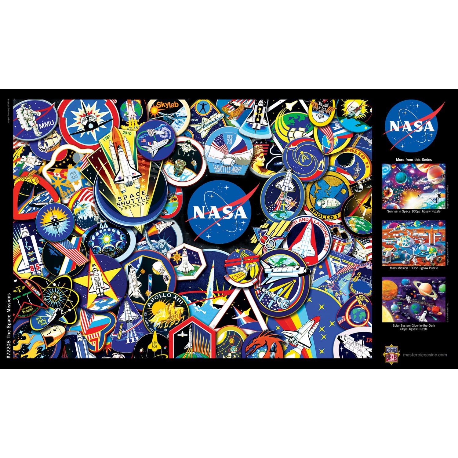 MasterPieces 1000 Piece Jigsaw Puzzle NASA Missions 19.25x26.75