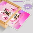 thumbnail image 4 of Faith Love Hope German Shepherd Breast Cancer Awareness Survivor Acrylic Plaque with Wood Photo Frame Box Alsatian Dog Lover Gifts Light Box - 02017, 4 of 5