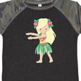 thumbnail image 4 of Inktastic Blonde Hula Girl Girls Toddler T-Shirt, 4 of 5