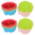 thumbnail image 3 of 12 moldes de silicona con forma de rosa para decorar pasteles, pudines, gelatina, chocolate, magdalenas, utensilios para hornear cupcakes hechos a mano (color aleatorio), 3 of 7
