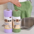 Disposable Cleaning Cloth Roll, 20 Sheets Tear-Off Kitchen Wipes ...