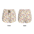 thumbnail image 3 of KLL Sausage Tomato Toast Pattern Shorts Women,Athletic Shorts High Waisted Running Shorts Pocket Sporty Short Gym Elastic Workout Shorts-Medium, 3 of 7