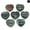 African Blood Stone （ 10 pcs ）, variant on K-KED 10Pcs Natural Healing Reiki Quartz Crystal Heart Stone Gemstone Collection -Red Aventurine （ 10 pcs ）