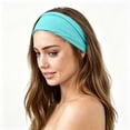 thumbnail image 2 of Fewfanhot Women Sports Headbands Stretchy Wide Soft Non Slip Workout Hair Bands Elastic Daily Hair Accessories, 2 of 6