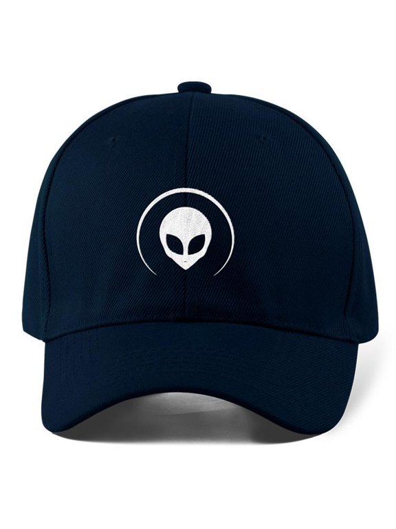Alien Head Eclipse Silhouette Hat -Image by Shutterstock, Small