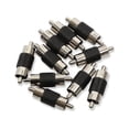 thumbnail image 4 of Rca Male To Male Rca Coupler Connector(4pcs, Black), 4 of 5