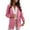Hot Pink, variant on Womens Blazer Open Front Fashion Long Sleeve Business Work Casual Suit Jackets Lightweight Notched Collar Cardigan Womens Wool Coats Winter