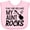 AD-Pink, variant on Inktastic For the Record, My Aunt Rocks Boys or Girls Baby Bib