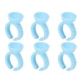 thumbnail image 3 of 100 piezas de taza de anillo de pigmento de tatuaje, taza de tinta de tatuaje desechable, accesorios de extensión de pestañas de tatuaje, 3 of 14