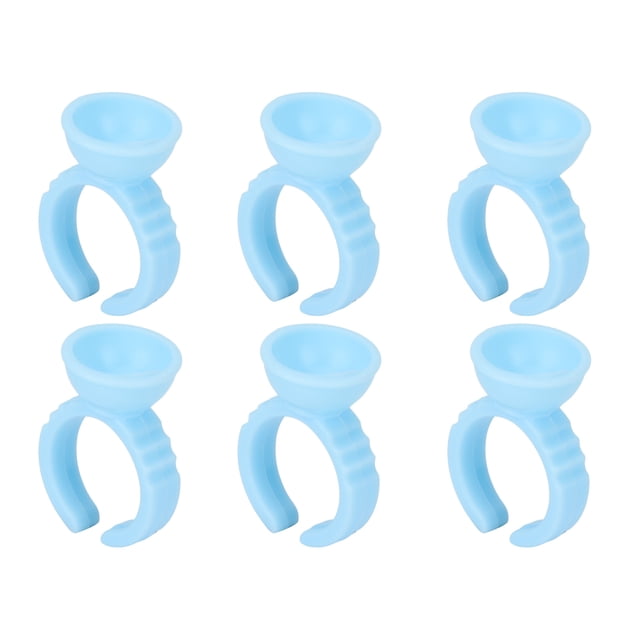 Vasos para pegamento de pestañas, 100 piezas, anillos de pigmento para tatuajes, vasos para tinta de tatuaje, vasos para pegamento de pestañas, durabilidad extendida