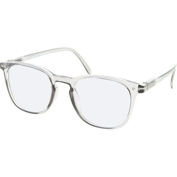 Blue Light Filter Computer Glasses for Blocking Monitor Glare | Reduce Harsh Light | Anti Eye Eyestrain Gaming Glasses, Unisex (Men/Women) (Gray)