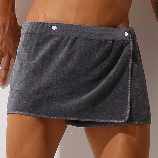 Toalla de baño LYWBYXGS para hombre, suave y portátil, pantalones cortos