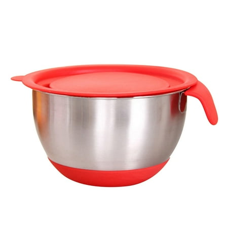 

Meizhencang Stainless Steel Mixing Bowl Lid Grater Cake Salad Food Container Kitchen Tool