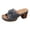 Grey, variant on DAFEI Flip Flops Beach Sandals for Women's Flip Flops Chunky High Heels OpenToe Block Dress Bridal Party Wedding Shoes