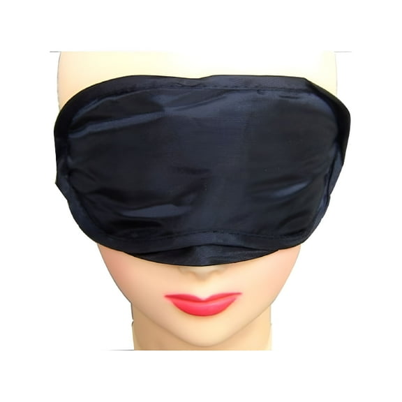 TELOLY 10pcs Sleep Mask Eye Mask Polyester Sleep Mask Facial Eye Beauty (Black)