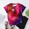 thumbnail image 4 of WEAIXIMIUNG T-Shirt Étoile Mode Décontractée à Manches Courtes d'Été pour Femmes de Noël, 4 of 7
