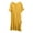 Yellow# nightgowns for women, variant on Oksale Lightweight Nightgowns for Women Cozy Soft Short Sleeve Mini Night Dress Trendy Ruffle Trim Crewneck Sleepwear Black 2XL