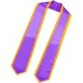 thumbnail image 1 of ZOUSSIQI Graduation Stoles - Graduation Shawl Stole, Colorful Graduation Sashes, Graduate Stole | 72-Inch Long Unisex Plain CA919-35454, 1 of 9