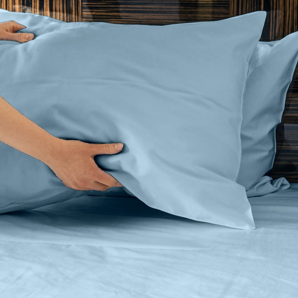 Yougu 4-Piece Sheet Set Oeko-TEX Certified,Viscose Derived from Bamboo,King sise,Light Blue