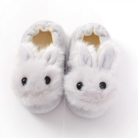 

Toddler Girls Fuzzy Slippers Unicorn Tie Dye Fluffy Sandals Cartoon Cute Warm Cozy Plush Slip on Kids House Slippers