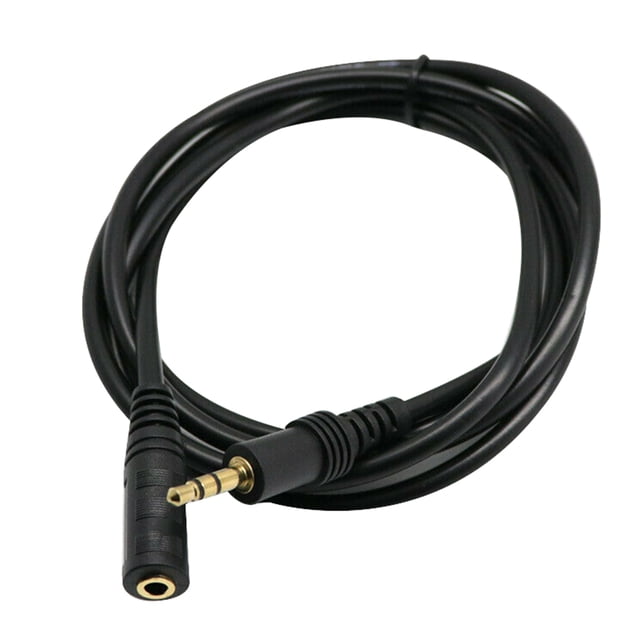 Methold Cable de extensión para auriculares Cable extensor de audio estéreo chapado en oro de línea auxiliar macho a hembra de 3,5 mm, 10 m Teléfono y Comunicación