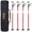 Red, variant on 4-Pack Adjustable Support Pole System, Heavy Duty Steel 3rd Hand Tool (45-114") for Cabinets, Drywall, Jacks & Construction